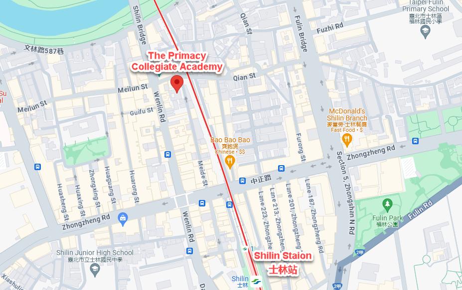 Primacy Location Map